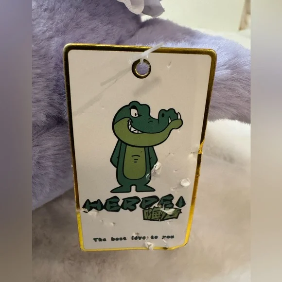 Sanrio Kuromi Plush Toy Holding a Purple Heart 💜 - Picture 9 of 11